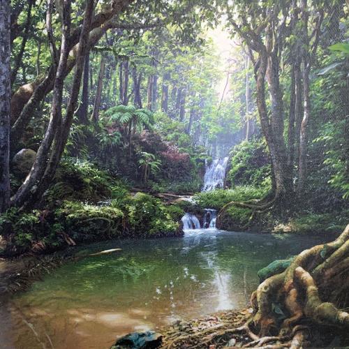 El susuro del arroyo, oleo y lienzo